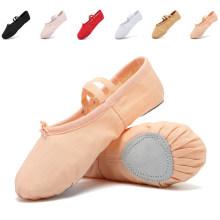 Breathable Soft Durable Leather Sole Flesh Color Shoes Ballet